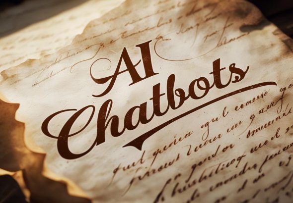 handwritten text_ _AI Chatbots_