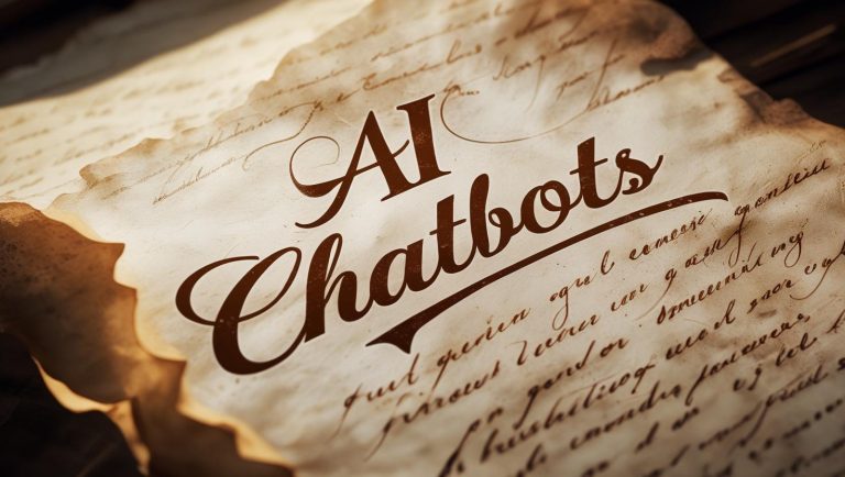 handwritten text_ _AI Chatbots_