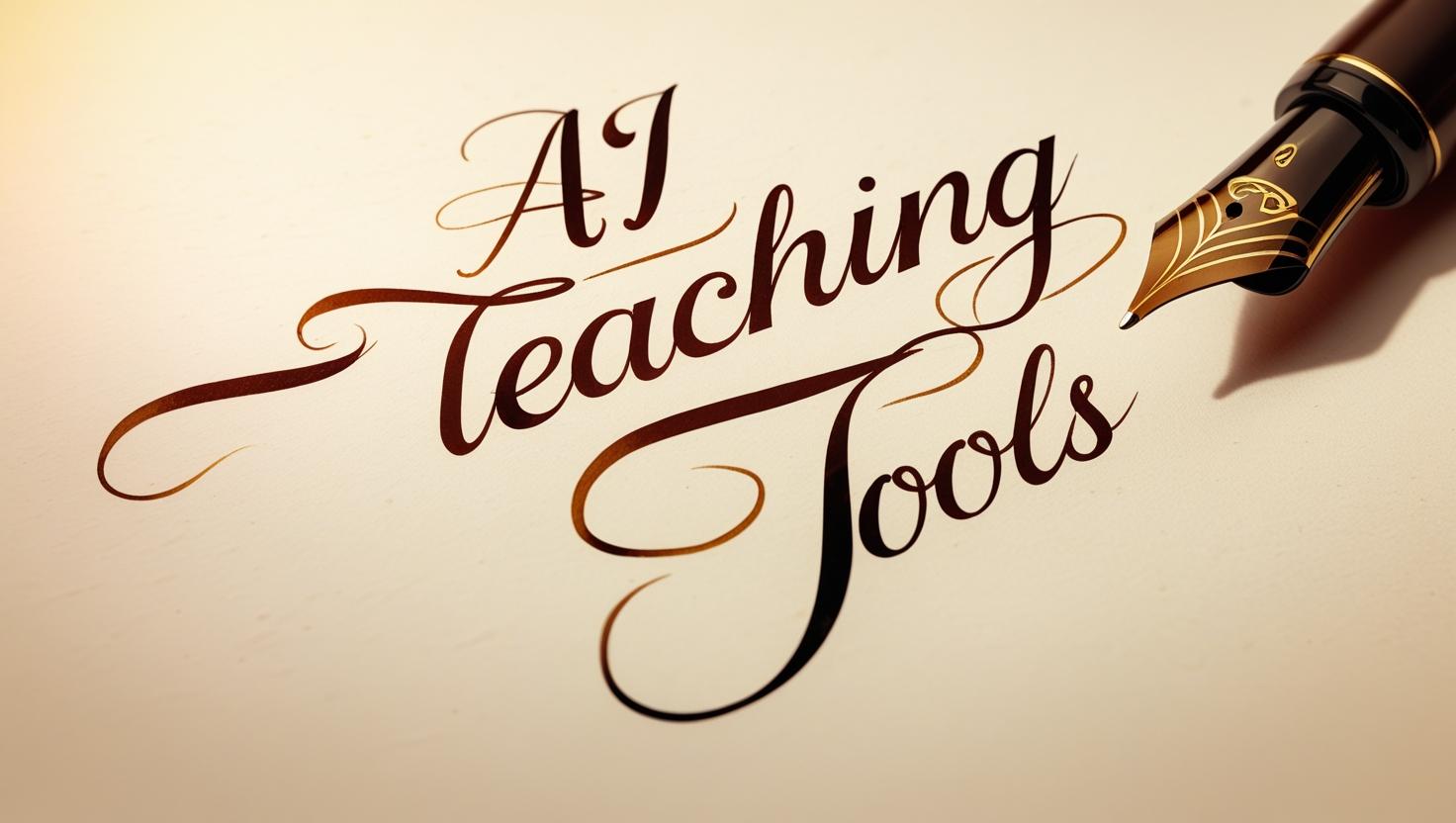 handwritten text_ _AI Teaching Tools_