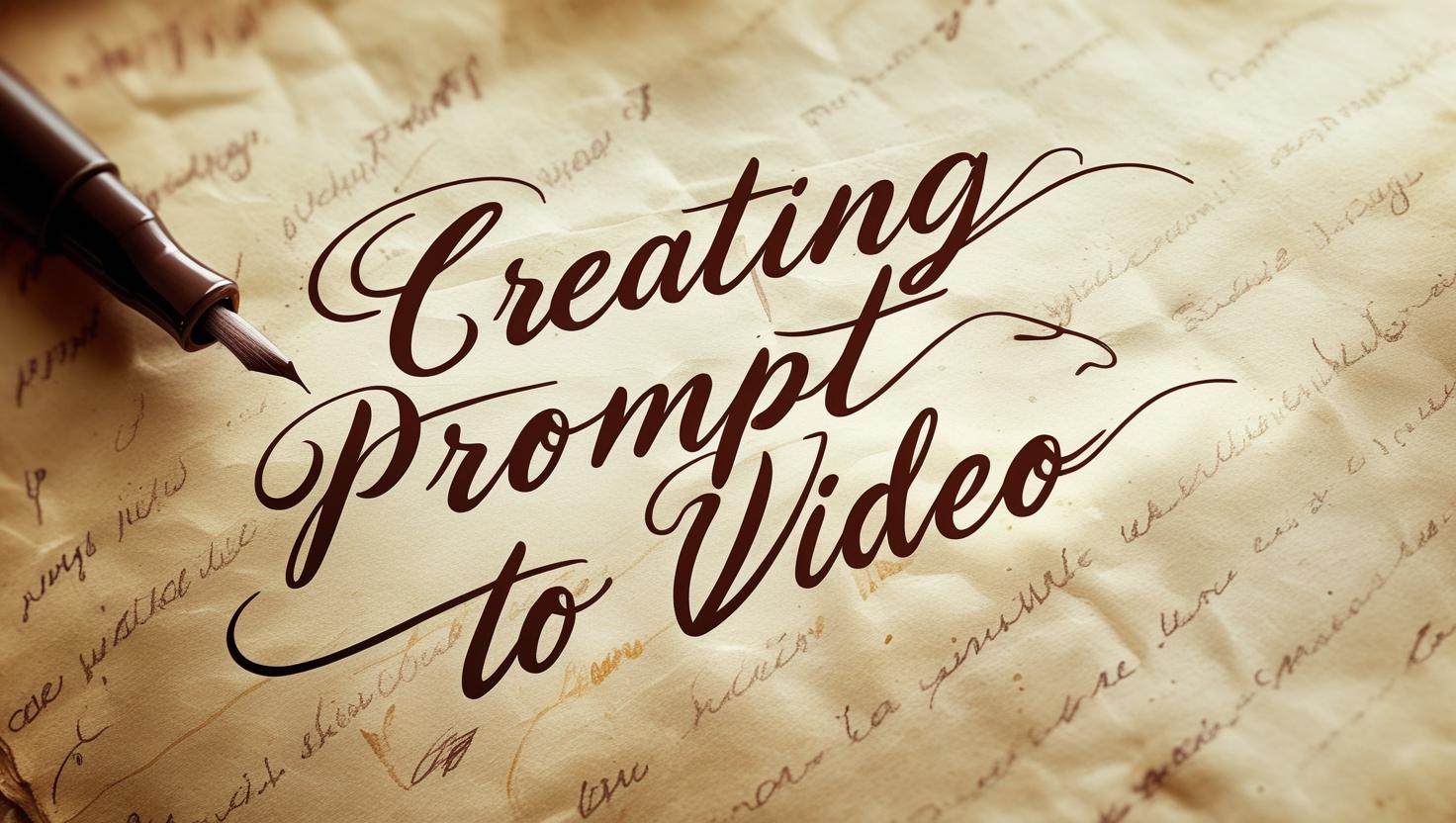 handwritten text_ _creating prompt to video_